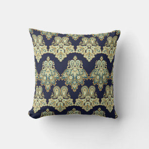 Floral paisley seamless pattern. illustration in A Cushion