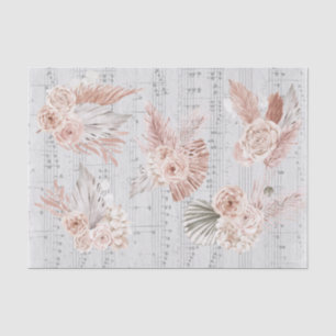 floral pampas grass music sheet