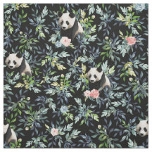 Floral Panda Pattern