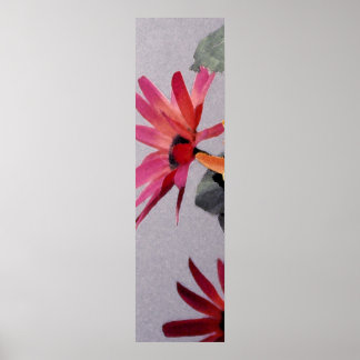 Floral Panel Poster
