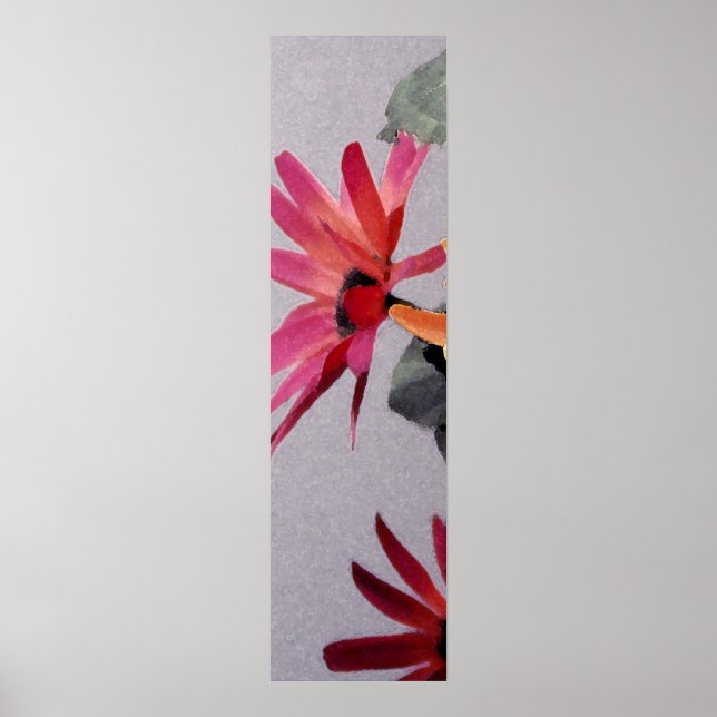Floral Panel Poster (Front)