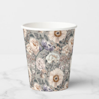 Floral Paper Cup