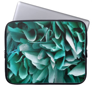 floral paper flower design laptop sleeve