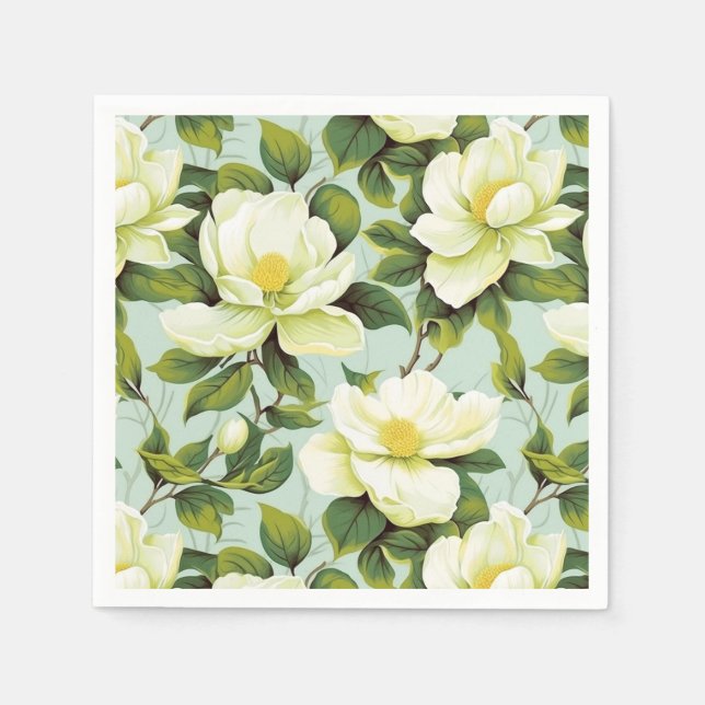 Floral Paper Napkins (Front)