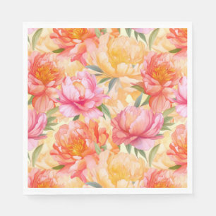 Floral Paper Napkins