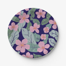 Floral Paper Plates