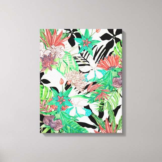 Floral Paradise II Canvas Print (Front)