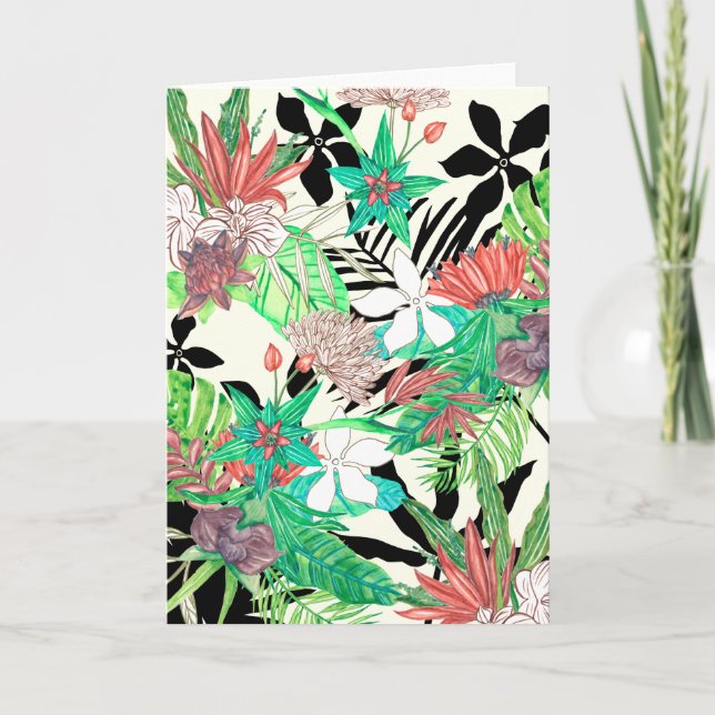 Floral Paradise II Card (Front)