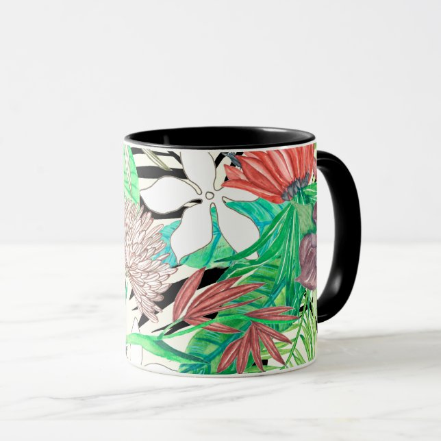 Floral Paradise II Mug (Front Right)