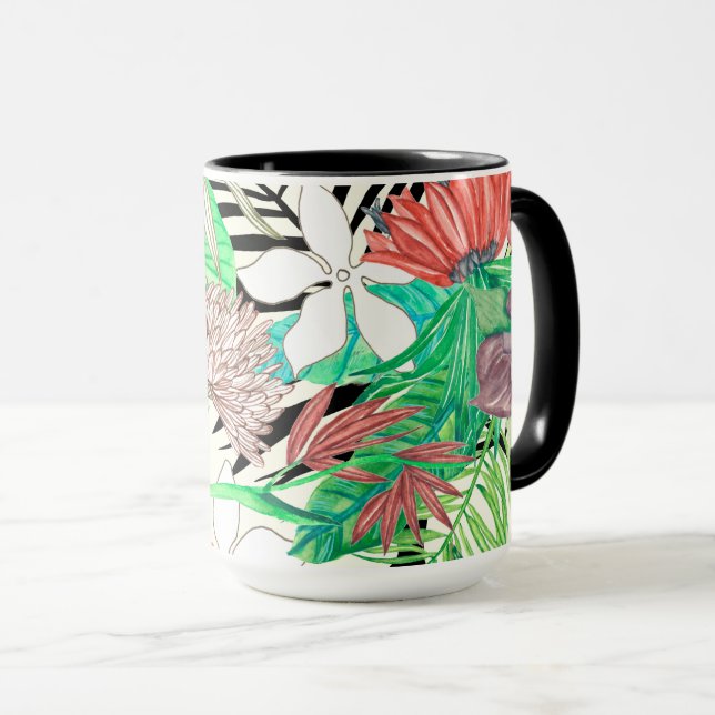 Floral Paradise II Mug (Front Right)