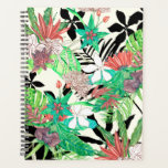 Floral Paradise II Planner<br><div class="desc">Floral Paradise II by Melissa Wang. Features beautiful,  tropical flowers and greenery in a unique style with punches of colour.| 126271Z</div>