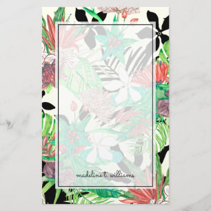 Floral Paradise II Stationery