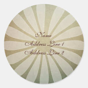 Floral Parchment Address Labels