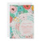 Floral Party Bridal Luncheon garden doily invite