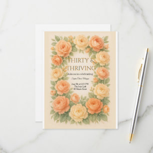 Floral Pastel Blooms RSVP Card