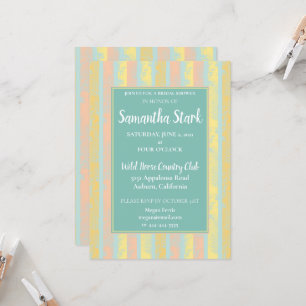 Floral Pastel Bridal Shower Invitation