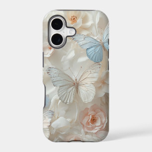 Floral Pastel Butterflies Phone Cover