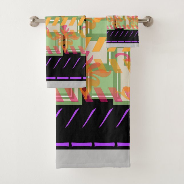 Floral Pastel Imagery Towel Set (Insitu)