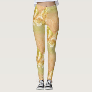 Floral pastel summer garden women diy leggings