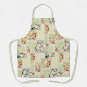 Floral patchwork  apron