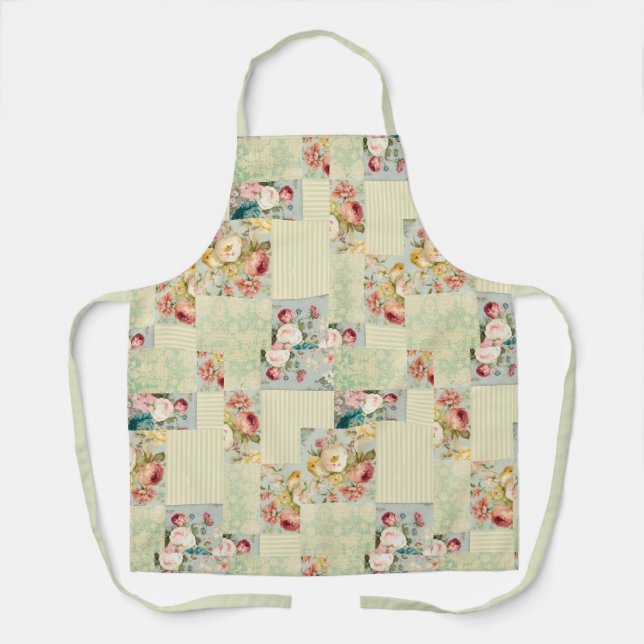 Floral patchwork  apron (Front)