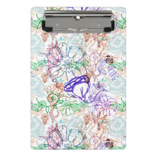 Floral Pattern 10 Mini Clipboard