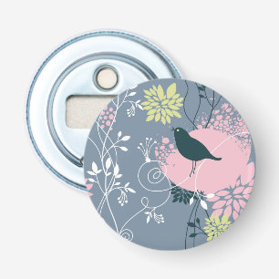 Floral Pattern 12 Bottle Opener