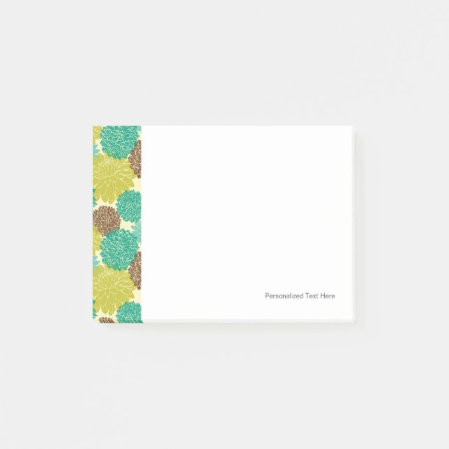 Floral Pattern 13 Post-it Notes (Front)