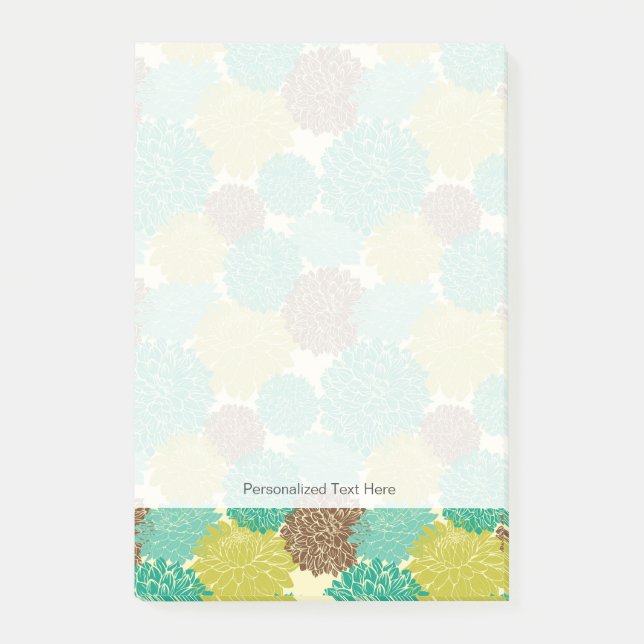 Floral Pattern 13 Post-it Notes (Front)