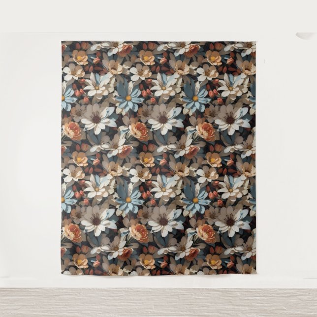 Floral Pattern 14 Tapestry (Front)