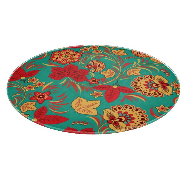 Floral pattern 2 3 cutting board (Corner)
