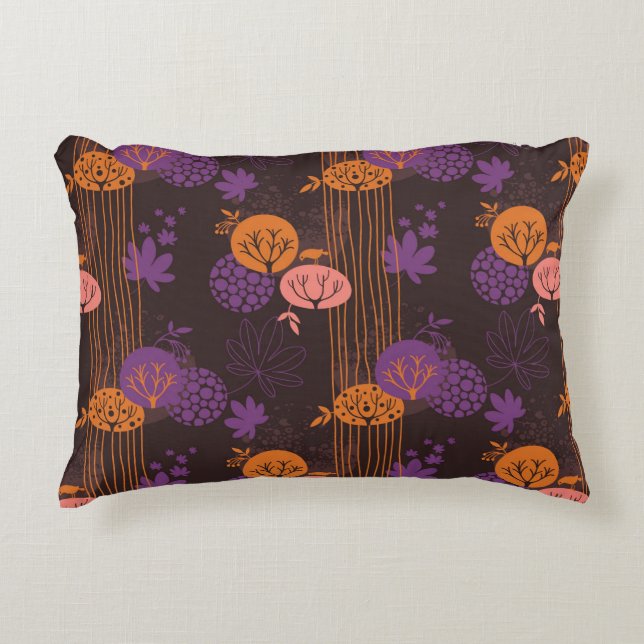 Floral pattern 2 3 decorative cushion (Front)