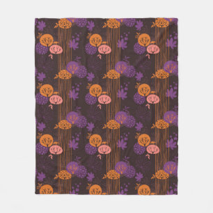 Floral pattern 2 3 fleece blanket