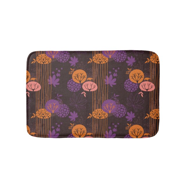 Floral pattern 2 bath mat (Front)