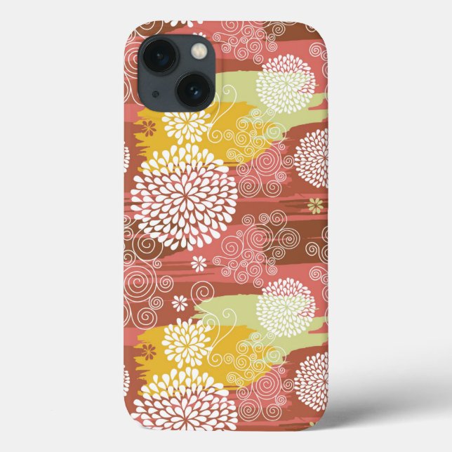 Floral pattern 2 Case-Mate iPhone case (Back)