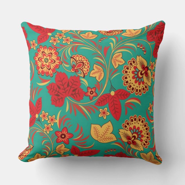 Floral pattern 2 cushion (Front)