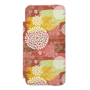 Floral pattern 2 incipio watson™ iPhone 5 wallet case