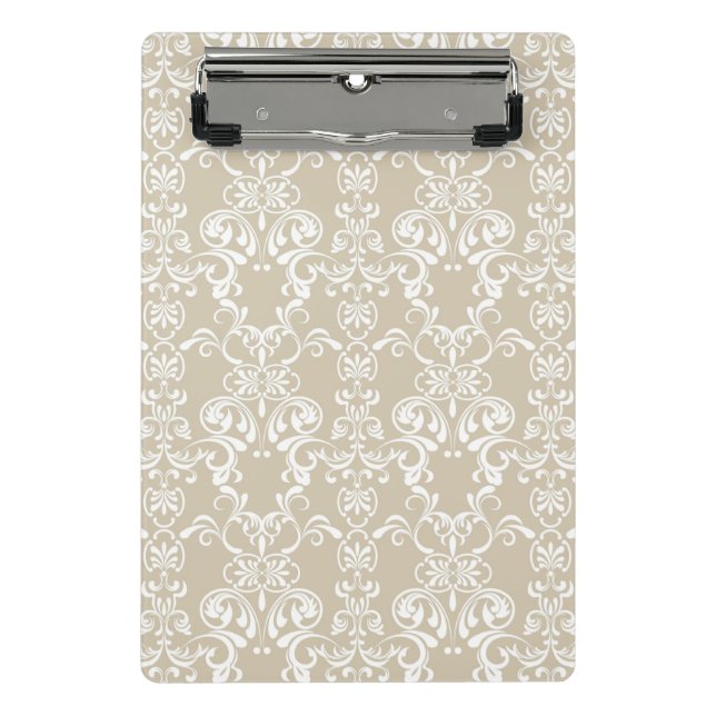 Floral Pattern 2 Mini Clipboard (Front)