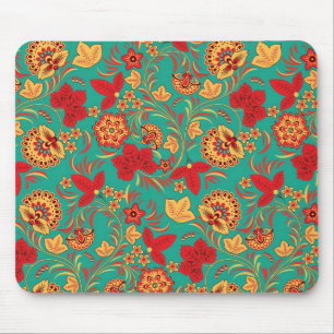 Floral pattern 2 mouse mat