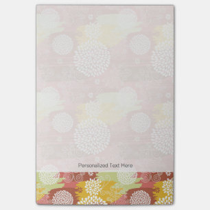 Floral pattern 2 post-it notes