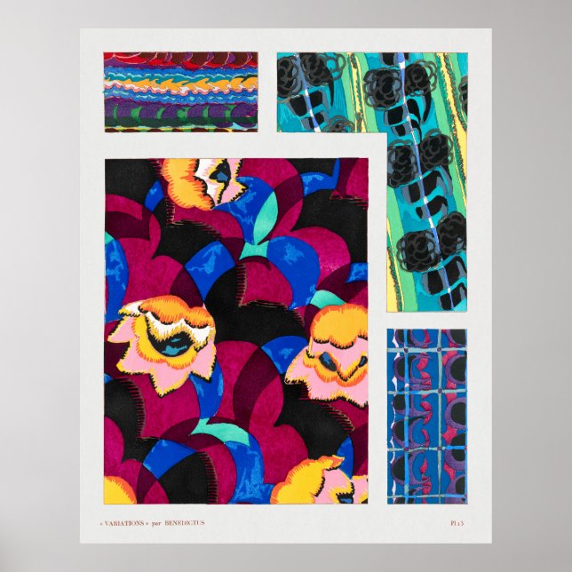 Floral Pattern 2 Poster (Front)