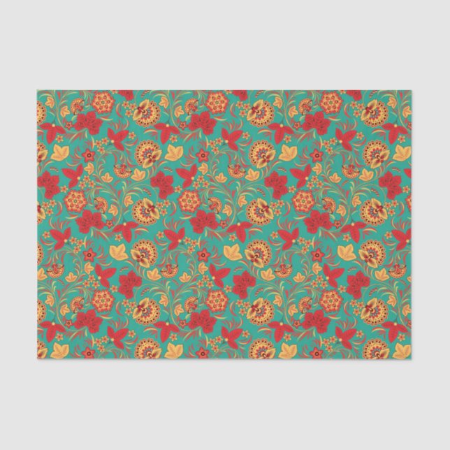 Floral pattern 2 tissue paper (Front)