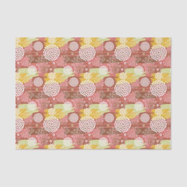 Floral pattern 2 tissue paper (Front)