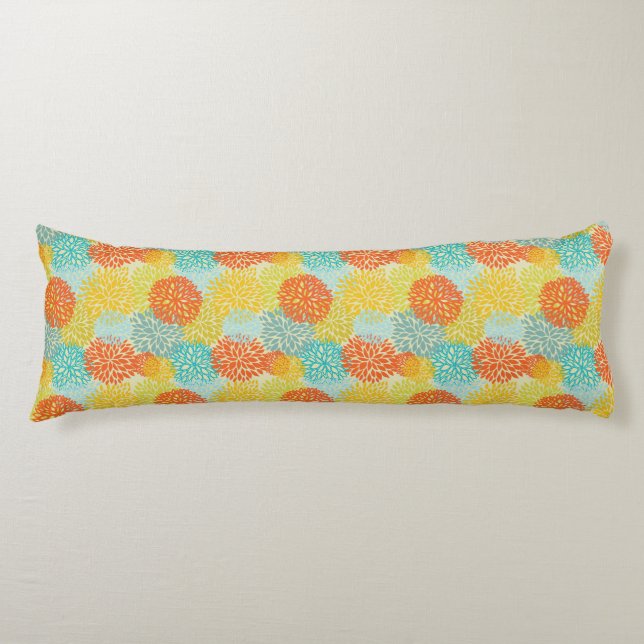 Floral pattern 3 body cushion (Front)