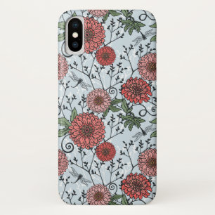Floral pattern 3 iPhone x case