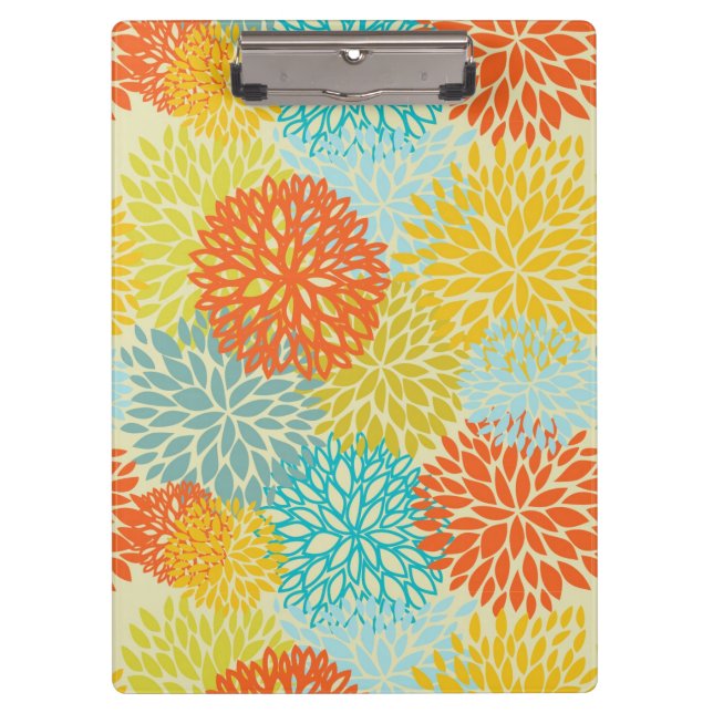 Floral pattern 3 clipboard (Front)