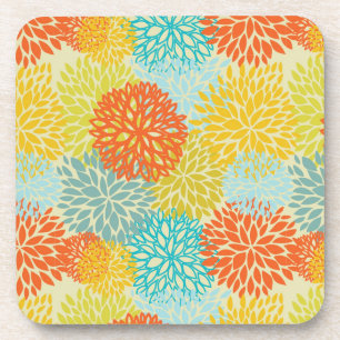 Floral pattern 3 coaster