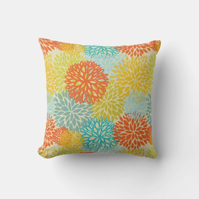 Floral pattern 3 cushion (Front)