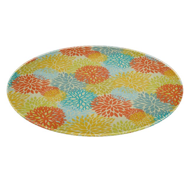 Floral pattern 3 cutting board (Corner)