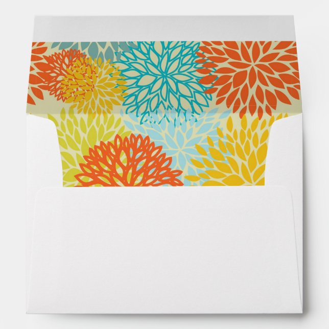 Floral pattern 3 envelope (Back (Bottom))